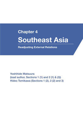 Southeast Asia Readjusting External Relations
