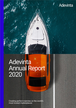 Adevinta Annual Report 2020
