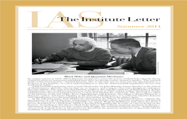 Iasthe Institute Letter