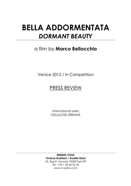 Bella Addormentata, De Marco Bellocchio