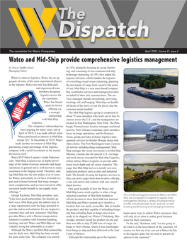 Watco and Mid-Ship Provide Comprehensive Logistics Management