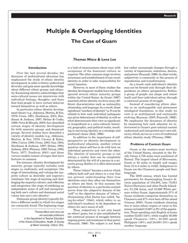 Multiple & Overlapping Identities