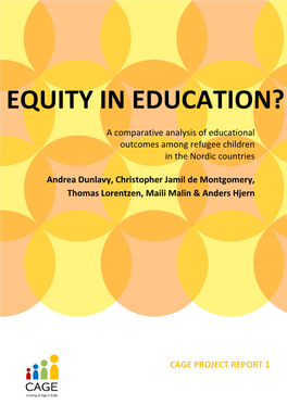 Equity in Education?