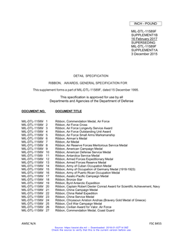 MIL-DTL-11589F SUPPLEMENT1B 16 February 2017 SUPERSEDING MIL-DTL-11589F SUPPLEMENT1A 3 December 2015