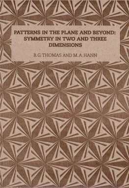 Patterns in the Plane and Beyond: Symmetry in Two and Three Dimensions