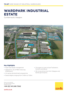 WARDPARK INDUSTRIAL ESTATE Cumbernauld, Glasgow