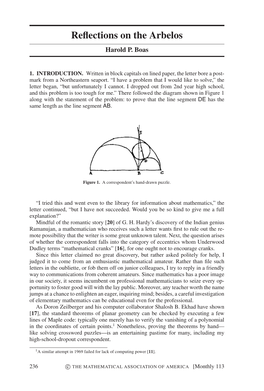 REFLECTIONS on the ARBELOS 237 Figure 4