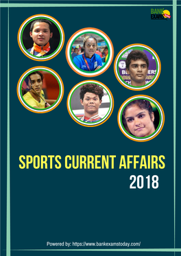 Sports Current Affairs 2018