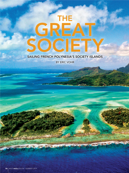 Sailing French Polynesia's Society Islands