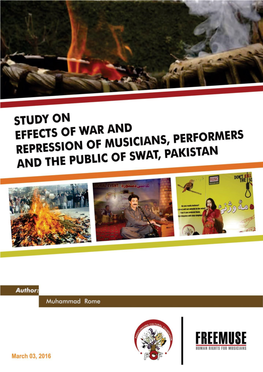 Study on Effects of War and Repression of Musicians, Performers and the Public of Swat, Pakistan