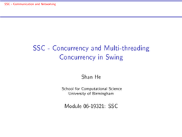 SSC - Communication and Networking