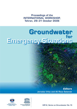 Groundwater for Emergency Situations
