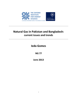 Natural Gas in Pakistan and Bangladesh: Current Issues and Trends