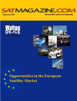 Opportunities in the European Satellite Market