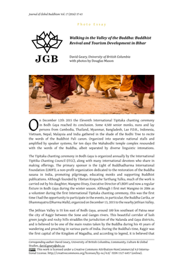 Buddhist Revival and Tourism Development in Bihar