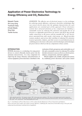 Application of Power Electronics Technology to Energy Efficiency