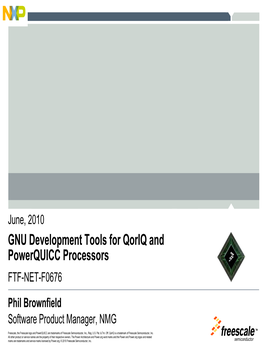 GNU Development Tools for Qoriq and Powerquicc Processors