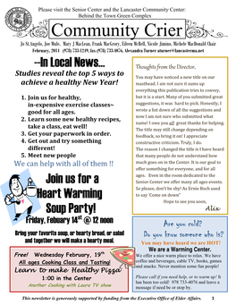 Community Crier February 2014