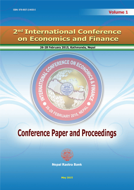 2Nd International Conference on Economics and Finance