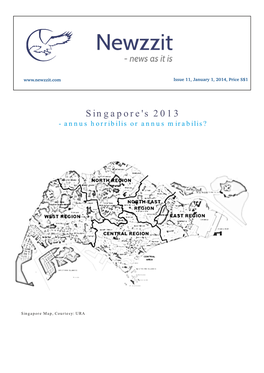 Singapore's 2013 - Annus Horribilis Or Annus Mirabilis?