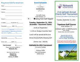 Annual Charity Golf Tournament