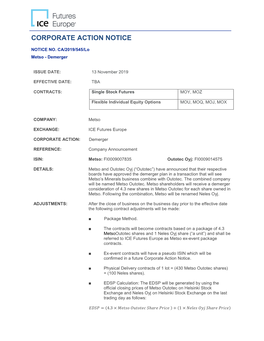 CA/2019/545/Lo Metso - Demerger