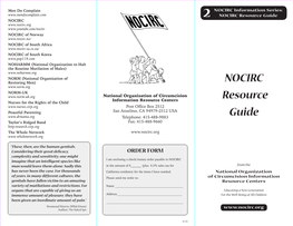 NOCIRC Resource Guide