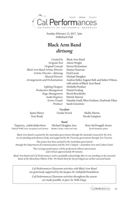 Black Arm Band Dirtsong