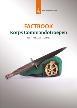 FACTBOOK Korps Commandotroepen PAST - PRESENT - FUTURE Cover Quick Facts