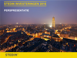 Stedin Investeringen 2016