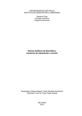 Diários Gráficos De Dan Eldon: Maneiras De Representar O Mundo