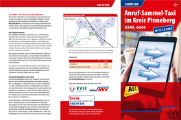 Anruf-Sammel-Taxi Im Kreis Pinneberg