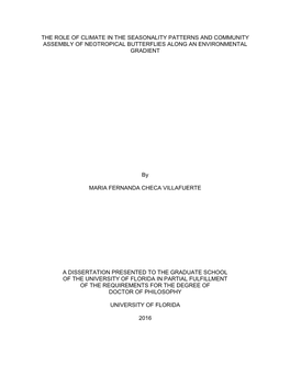 University of Florida Thesis Or Dissertation Formatting