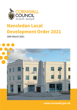 Nansledan Local Development Order March 2021