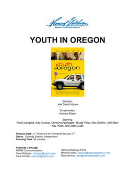 Youth in Oregon