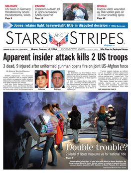 Apparent Insider Attack Kills 2 US Troops 3 Dead, 9 Injured After Uniformed Gunman Opens Fire on Joint US-Afghan Force