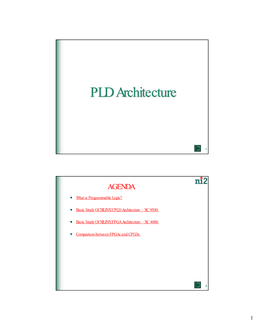 PLD Architecture