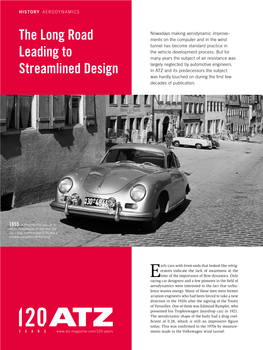 The Long Road Leading to Streamlined Design