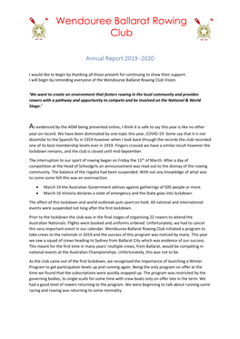 Presidents Report 2020.Pdf