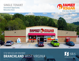 BRANCHLAND WEST VIRGINIA ACTUAL SITE EXCLUSIVELY MARKETED by Broker of Record: J