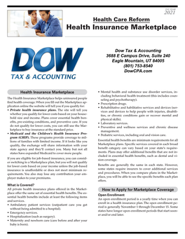 Health Insurance Marketplace