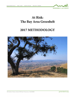 At Risk: the Bay Area Greenbelt 2017 METHODOLOGY