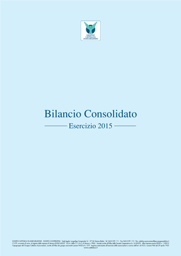 2015 Bilancio Consolidato