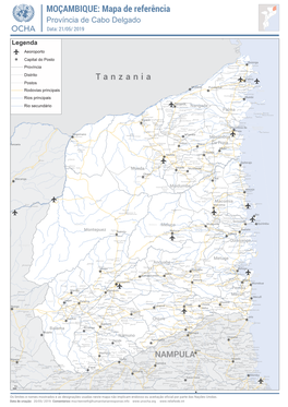 Província De Cabo Delgado Data: 21/05/ 2019