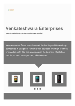 Venkateshwara Enterprises