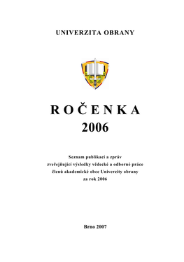 R O Č E N K a 2006