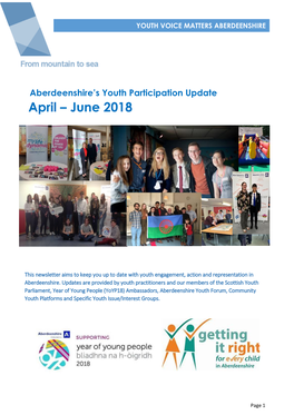 Youth Voice Matters Aberdeenshire