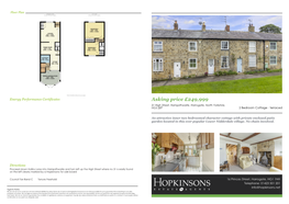 Asking Price £249,999 31 High Street, Hampsthwaite, Harrogate, North Yorkshire, HG3 2EP 2 Bedroom Cottage - Terraced