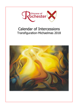 Calendar of Intercessions