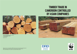 Timber Trade in Cameroon Controlled by Asian Companies